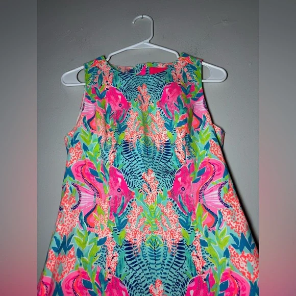 Lilly Pulitzer Mila Shift Dress multi reflections size 2 - Picture 3 of 7